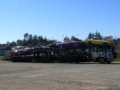 Cars Being Shipped